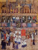 Prendergast, Maurice Brazil - Easter Procession, St Mark's